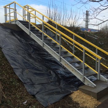 Embankment Access GRP Stairs