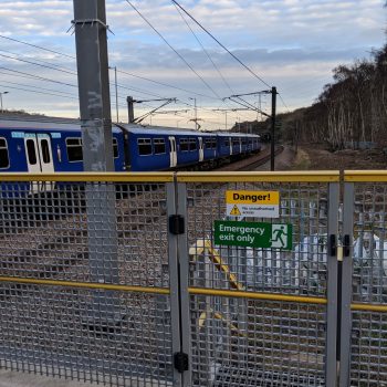 End of GRP Platform Gate and Fence