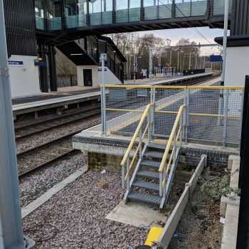 GRP Platform Gate and Railway Fence Installed at Railway station