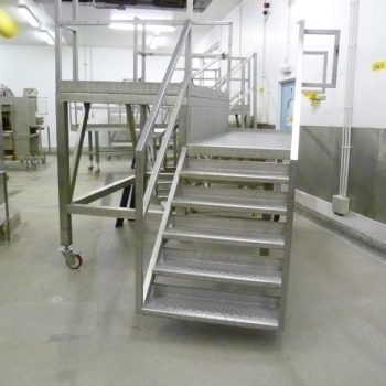 Before installation of anti slip tread covers