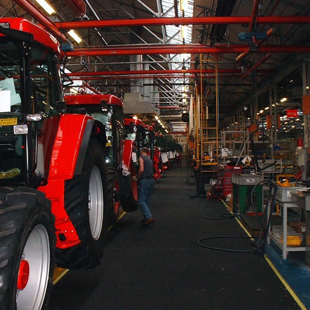 Anti-slip In Tractor Manufacturing Plant