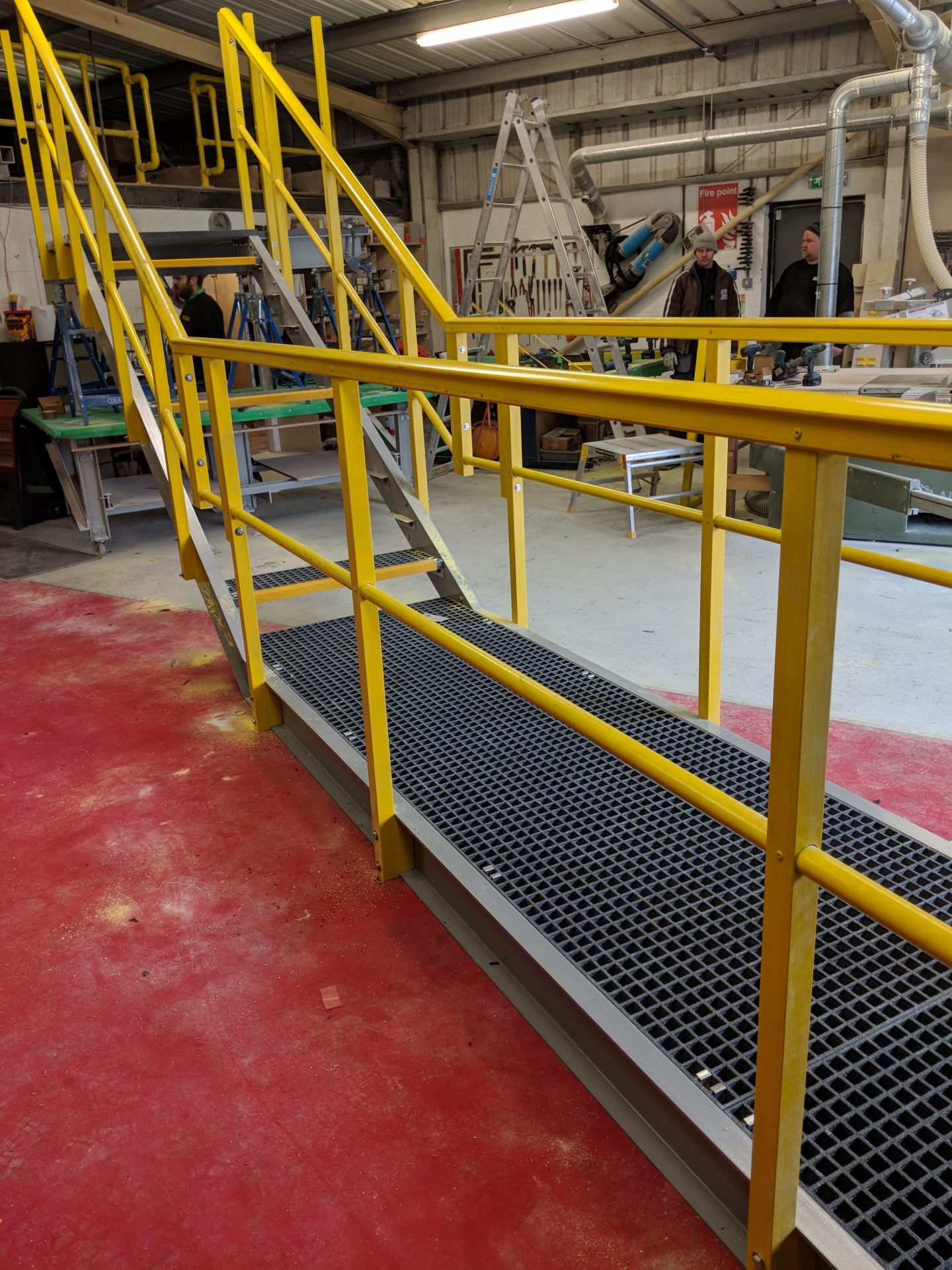 Evergrip GRP Staircase Fabrication in progress