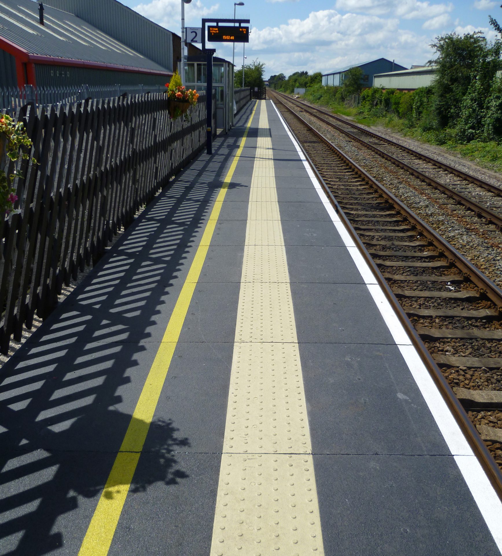 Fibreglass Railway Platform manufactured by Evergrip