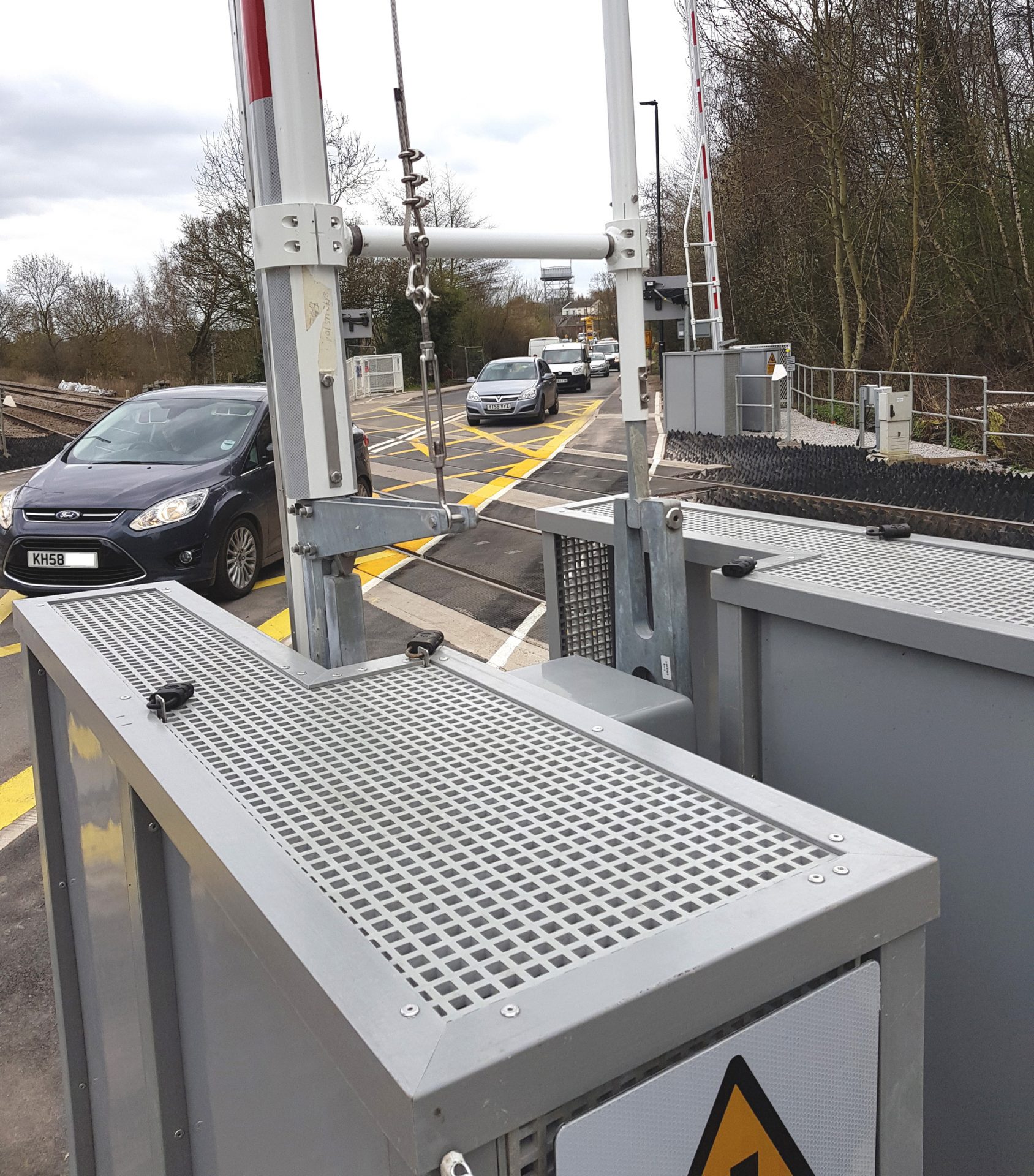 GRP Railway Crossing Barrier Screens