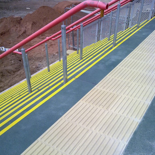 Anti Slip Walkway & Stairs Installation At University Student Village